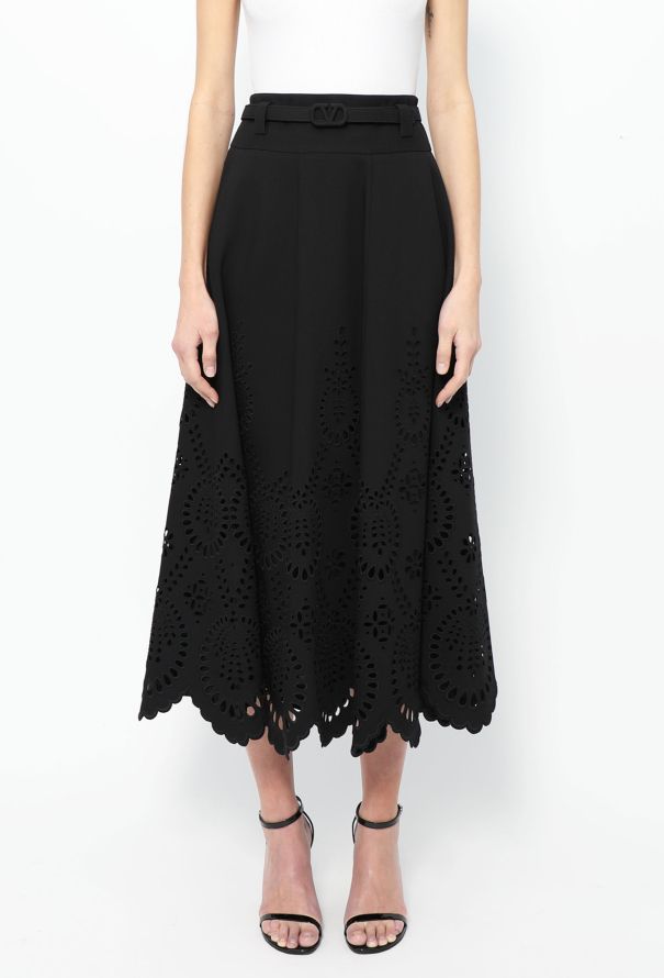Valentino Pre-Fall 2021 Sangallo Embroidered Skirt - 3