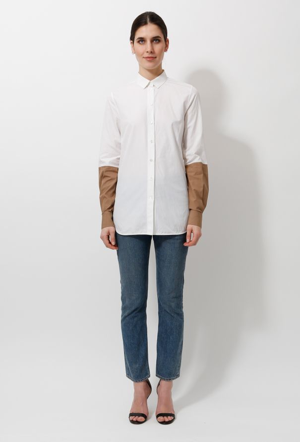 Céline Pre-fall 2011 Bicolor Shirt - 1