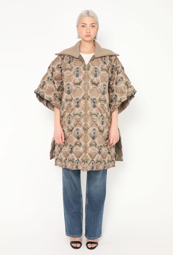 Hermès Reversible Printed Puffer Coat - 3