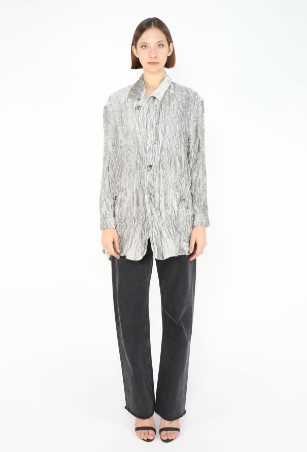 Issey Miyake Crushed Velvet Overshirt, F/W 1993 - 2