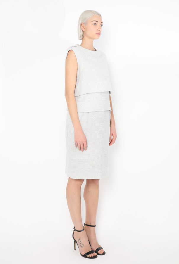 Chanel 2016 Tiered Bouclé Dress - 3