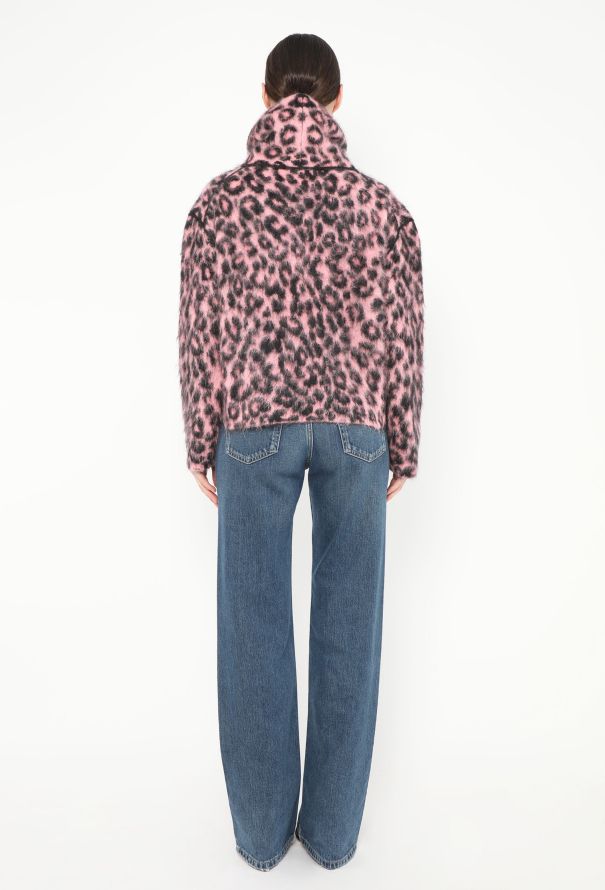 Céline Fall 2014 Leopard Mohair Sweater - 5