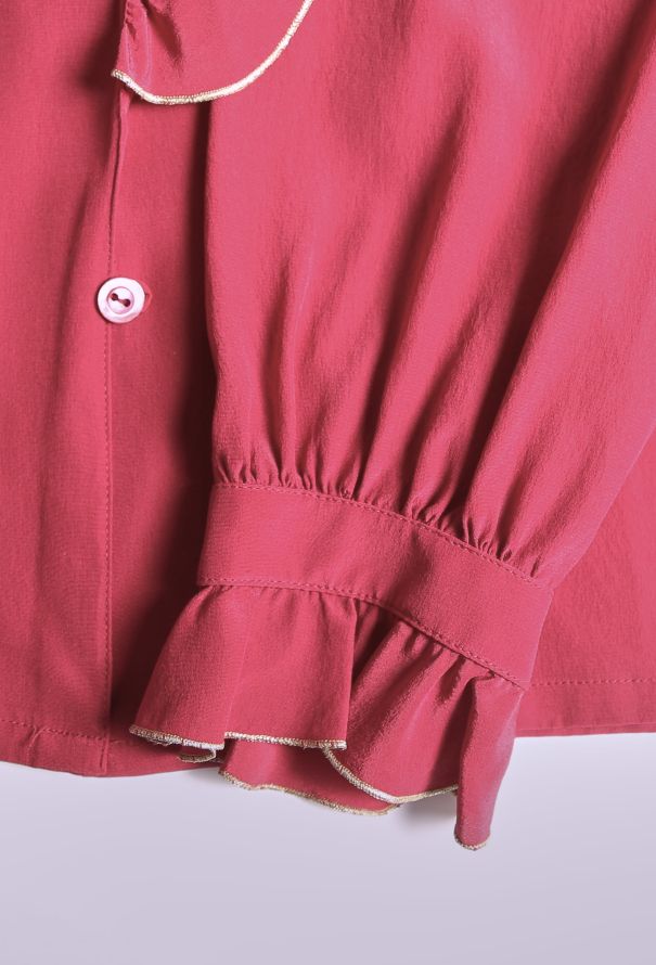 Louis Féraud '90s Pleated Silk Ensemble - 7