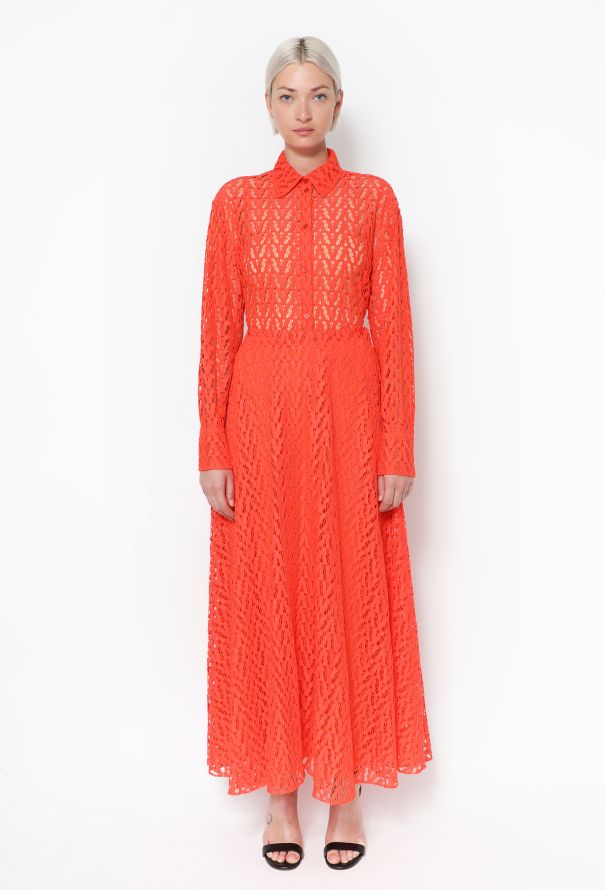 Valentino 2021 Monogram Lace Ensemble - 1