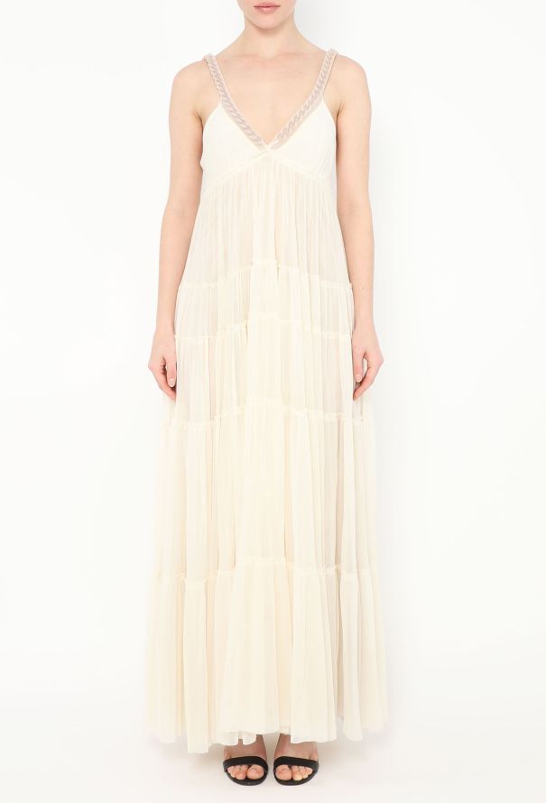 Jean Paul Gaultier Ruched Chainlink Mesh Gown - 2