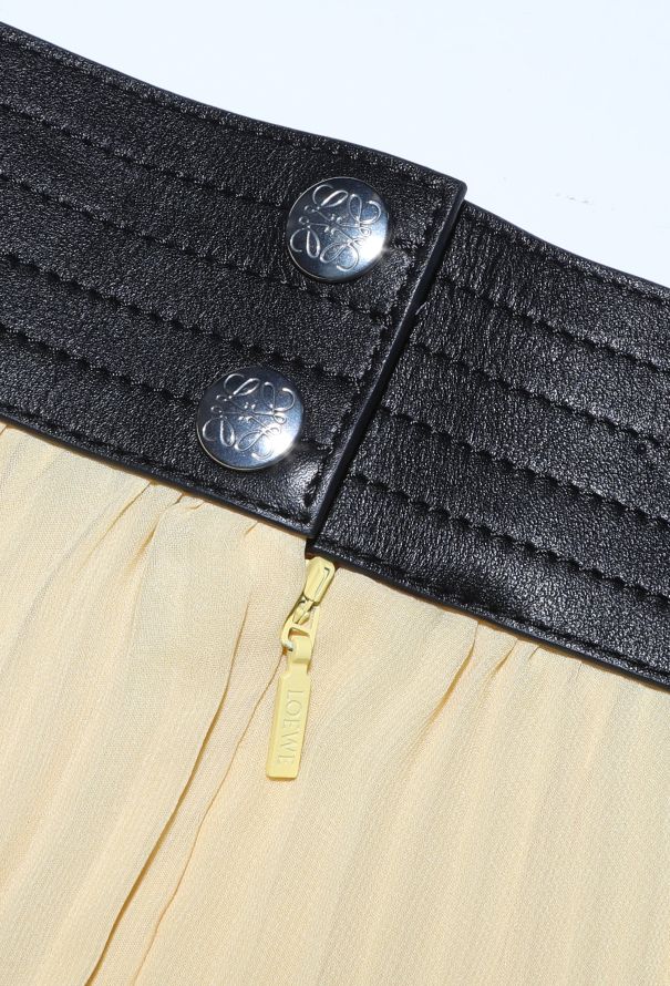 Loewe 2020 Georgette Asymmetric Skirt - 5