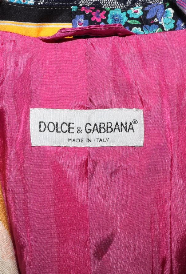 Dolce & Gabbana 'Rich Hippie' Patchwork Blazer, S/S 1993 - 7