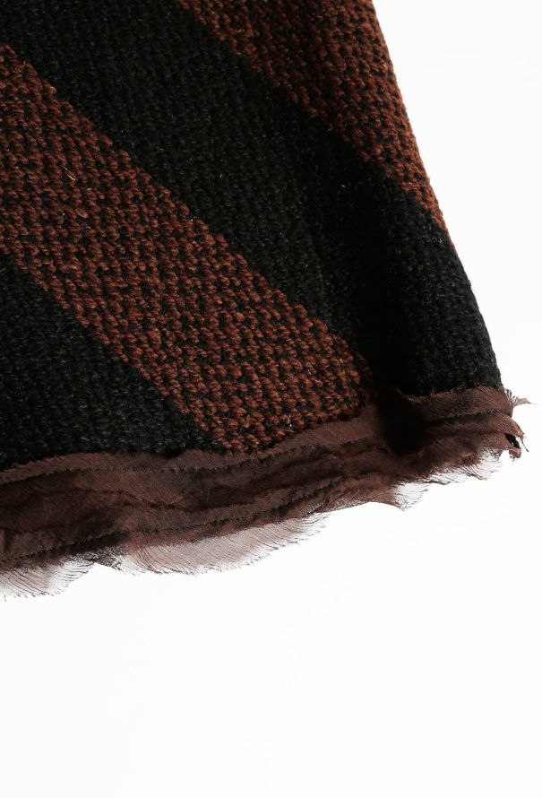 Prada F/W 2000 Striped Wool Dress - 6