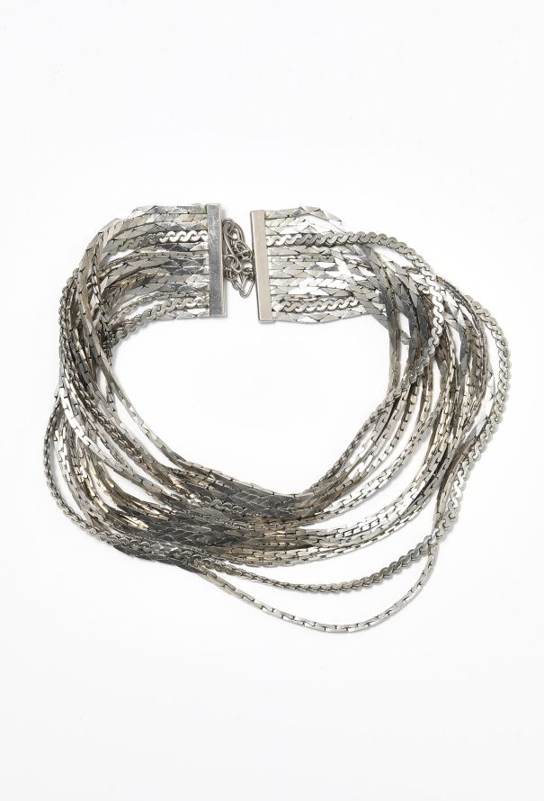 Chanel Layered Chainlink Choker - 1