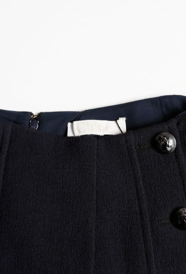 Chloé F/W 2019 Flared Military Skirt - 5