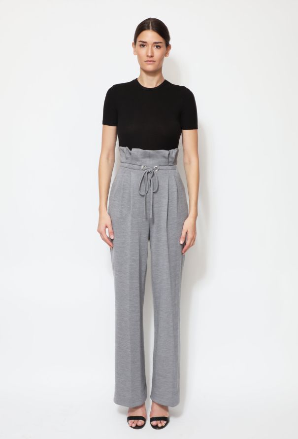 Rodarte F/W 2014 Grey Wide-Leg Trousers - 3