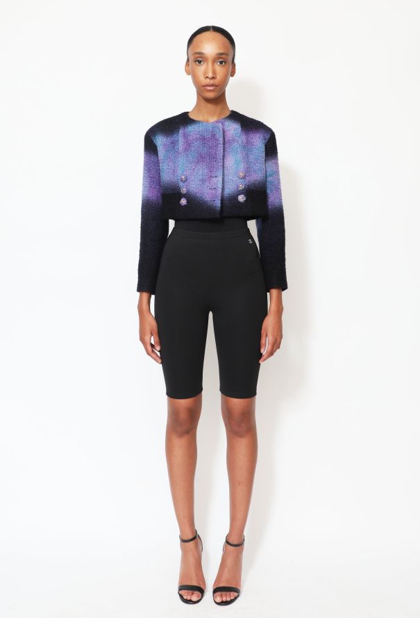 Chanel RARE Pre-Fall 2020 Tie-Dye 'CC' Tweed Jacket - 4