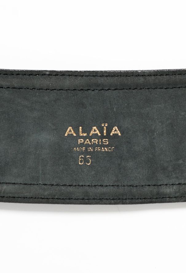 Alaïa Vintage Leather Corset Belt - 6