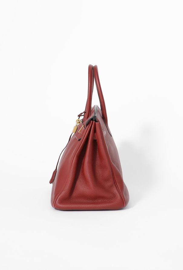 Hermès Rouge Sienne Togo Birkin 35 - 6