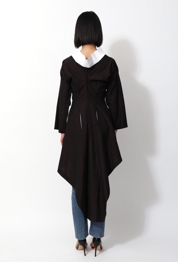 Comme des Garçons 1994 Ruffled Asymmetrical Dress - 3