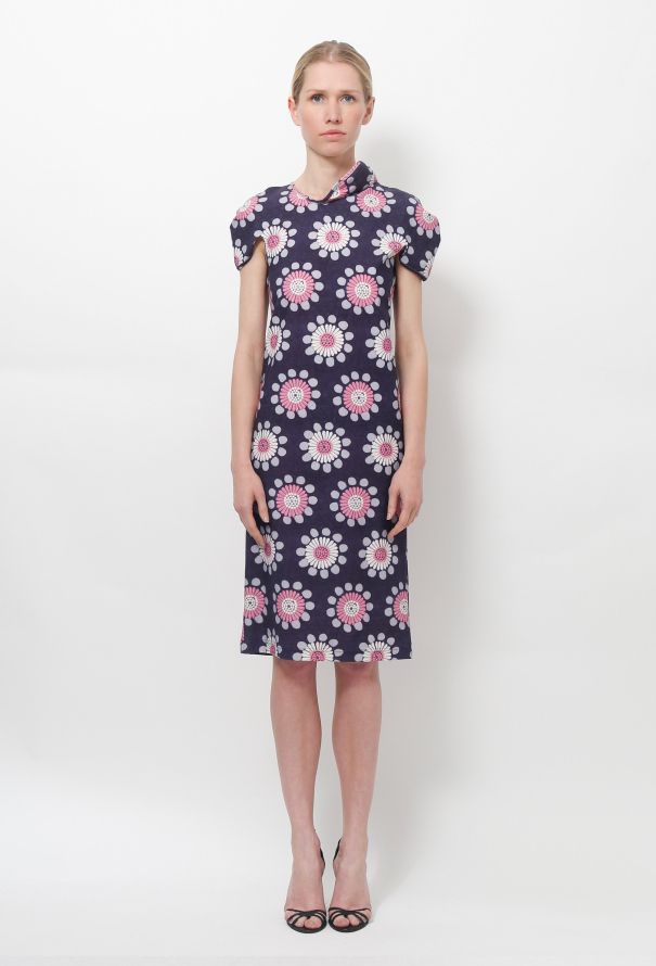 Comme des Garçons Sunflower Floral Dress - 1