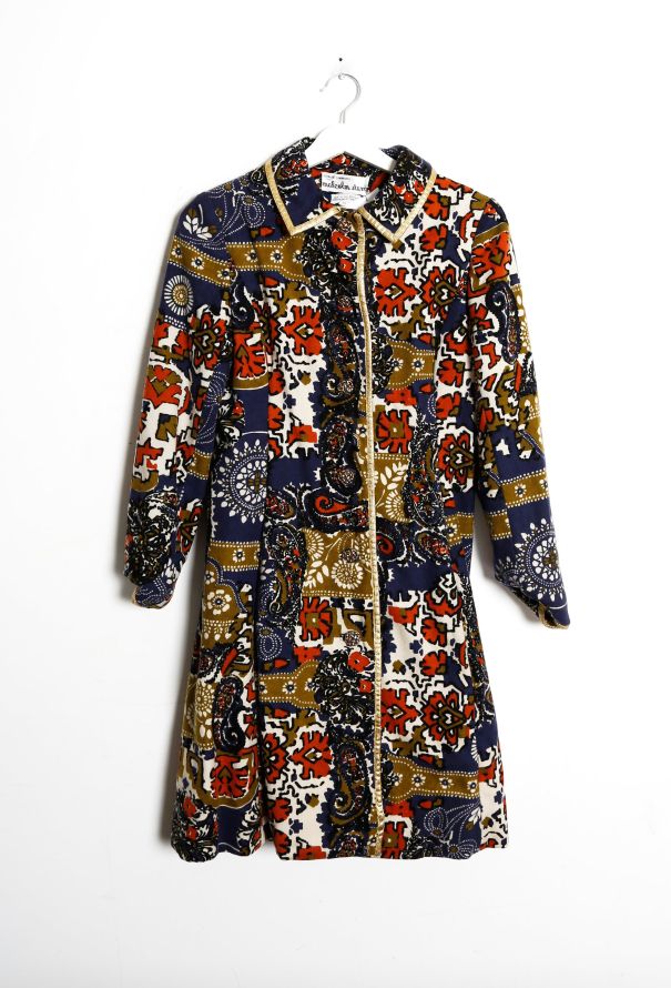 Malcolm Starr '60s Mosaic Lamé Coat - 9
