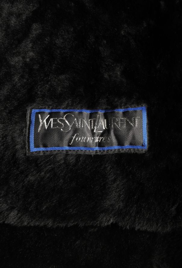 Saint Laurent Vintage Shearling Suede Coat - 7