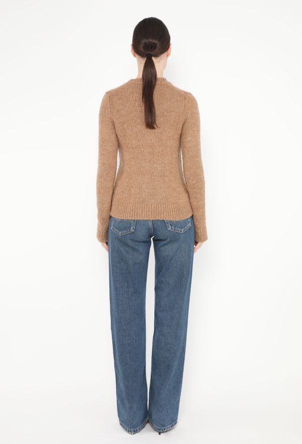 Céline Harlequin Alpaca Knit Sweater - 3