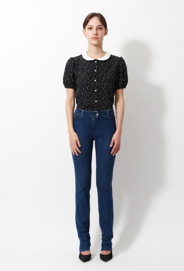 Saint Laurent Polkadot Blouse - 1
