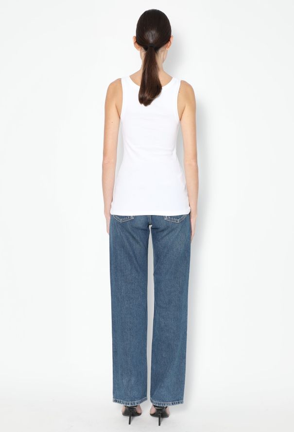 Prada F/W 2022 Logo Cotton Tank - 4