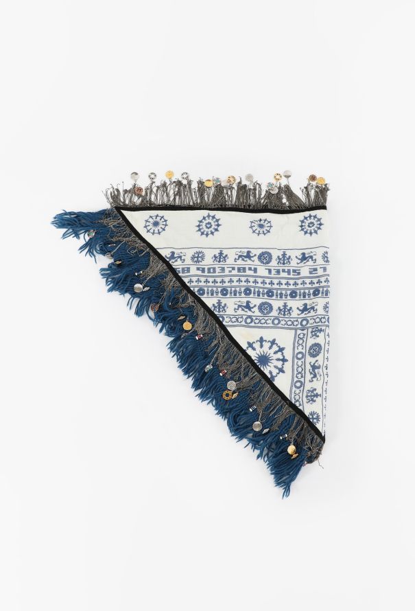 Balenciaga F/W 2007 Fringed Coin Scarf - 3