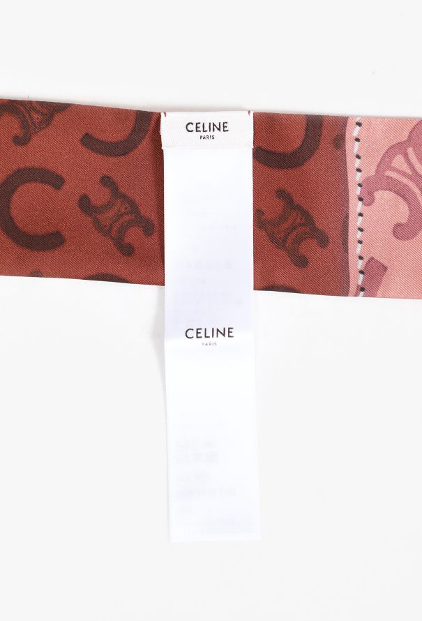 Céline Triomphe Printed Twill Scarf, 2025 - 7