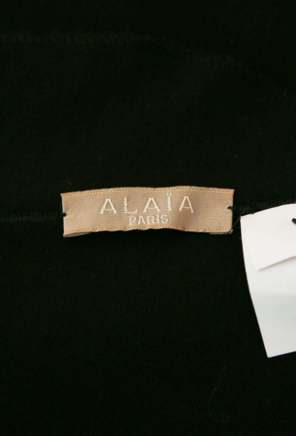 Alaïa Belted Turtleneck Knit Dress - 5
