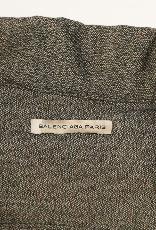 Balenciaga F/W 2004 Asymmetrical Patchwork Jacket - 7