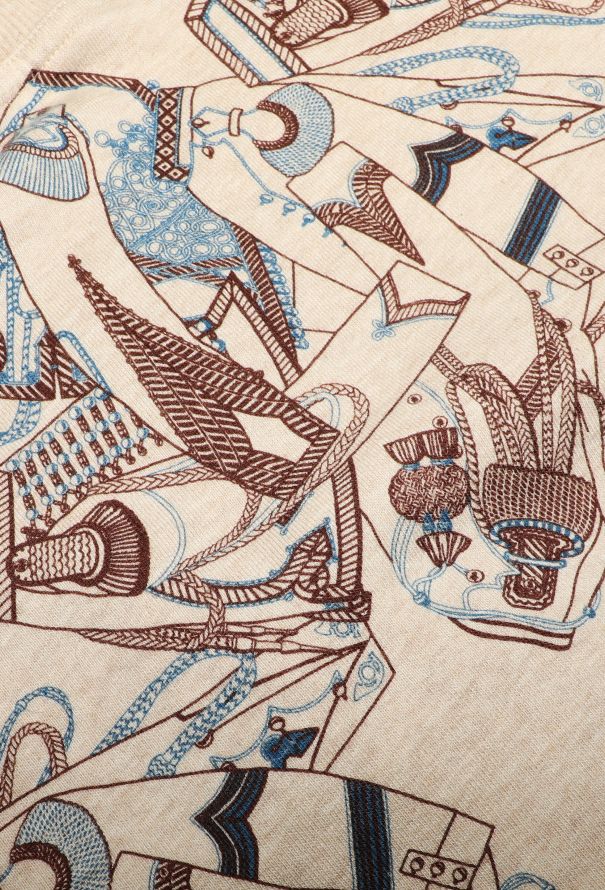 Hermès 2021 'Zouaves et Dragons Finesse' Skirt - 6