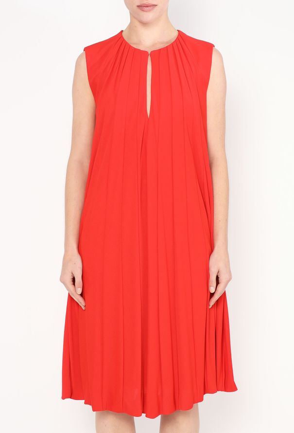 Gucci Pleated Keyhole Dress - 2