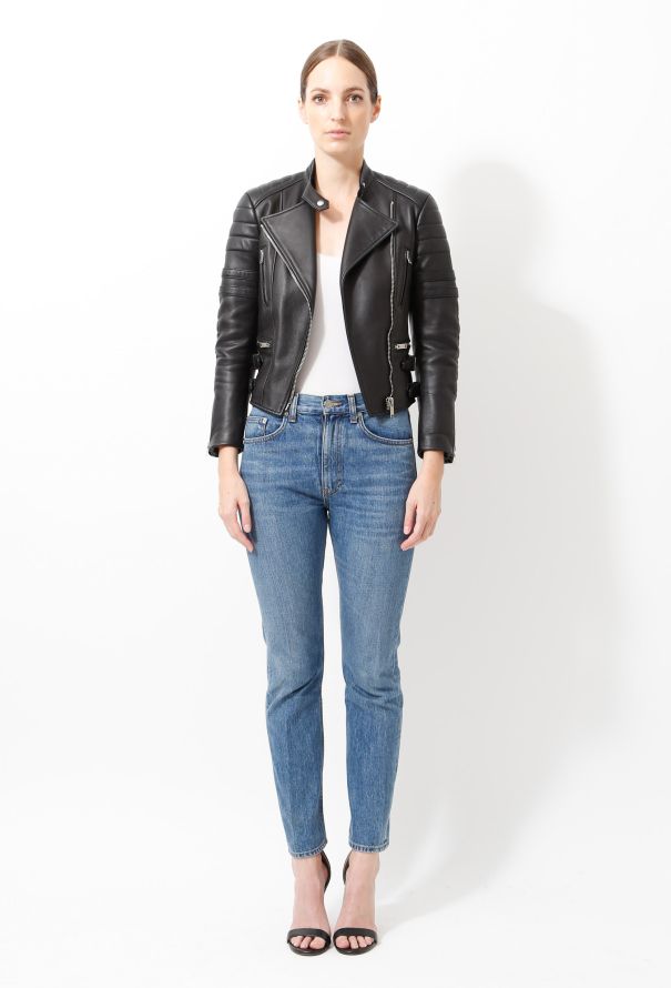 Céline Classic Leather Biker Jacket - 1