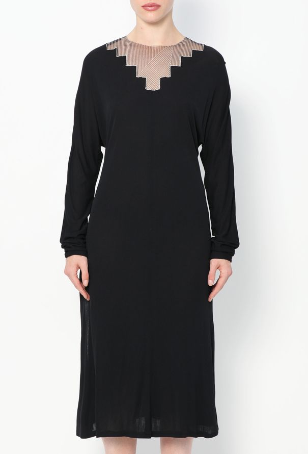 Chloé RARE F/W 1979 Embroidered Slit Dress - 2