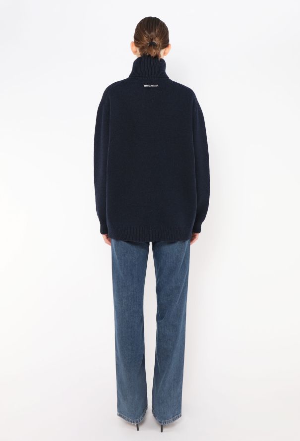 Miu Miu F/W 2024 Cashmere Turtleneck Sweater - 3