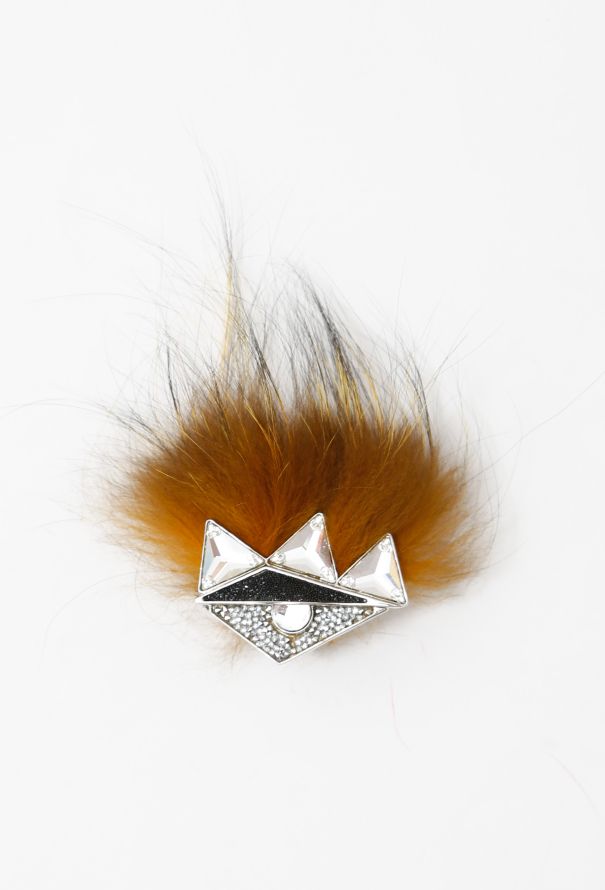 Fendi S/S 2014 Fox Fur Strass Monster Ring - 1
