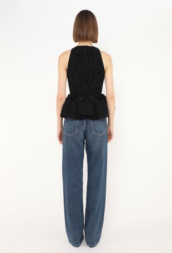 Balenciaga Resort 2016 Embellished Peplum Top - 5