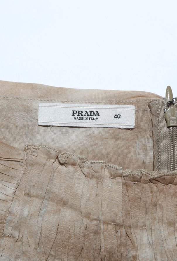 Prada 2006 Pleated Ombré Skirt - 5