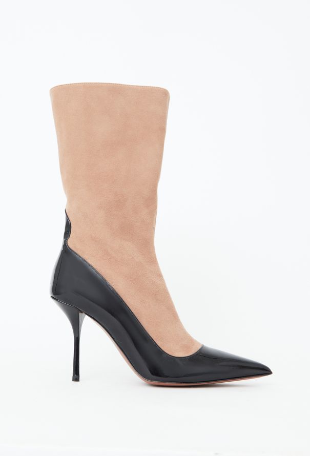 Alaïa F/W 2022 Suede Stiletto Boots - 1