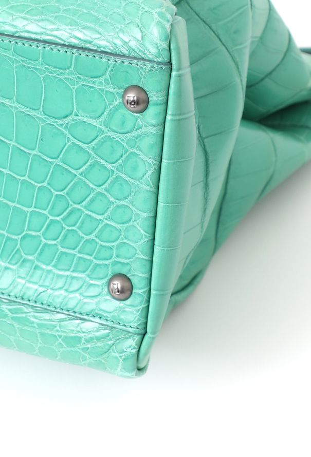 Fendi Alligator Large Peekaboo Bag - 8