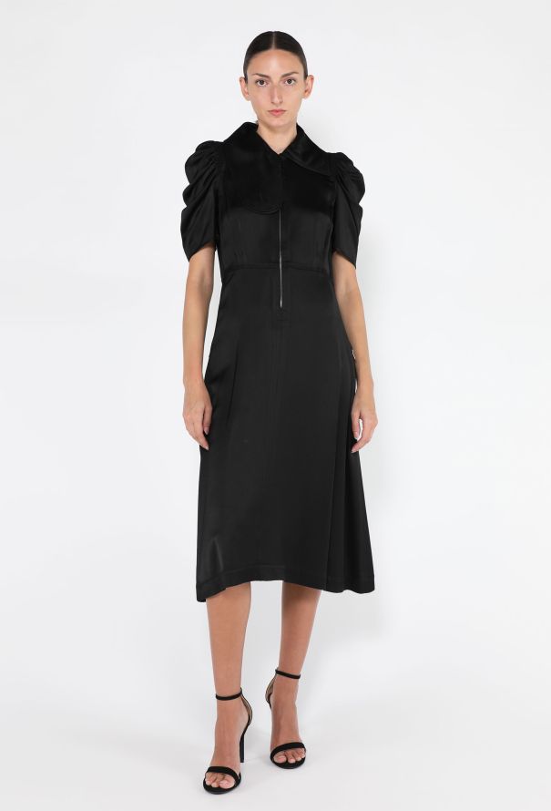 Céline Puff Sleeve Zip Dress, 2017 - 3