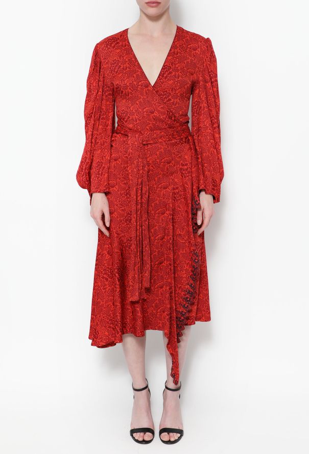 Chloé CAMPAIGN F/W 2019 Jacquard Wrap Dress - 3