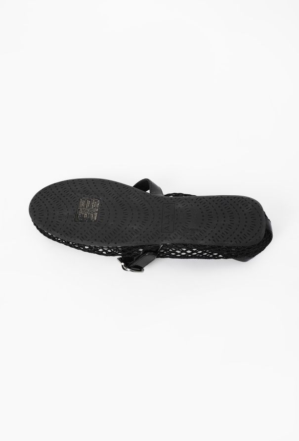 Alaïa Fishnet Ballet Flats, 2023 - 5