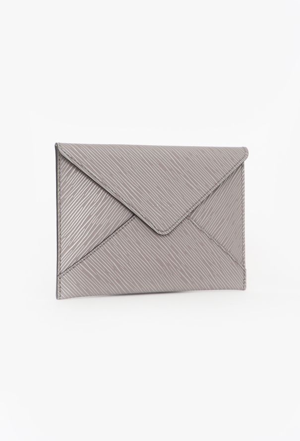 Louis Vuitton Matte Grey Epi Envelope Pouch - 2