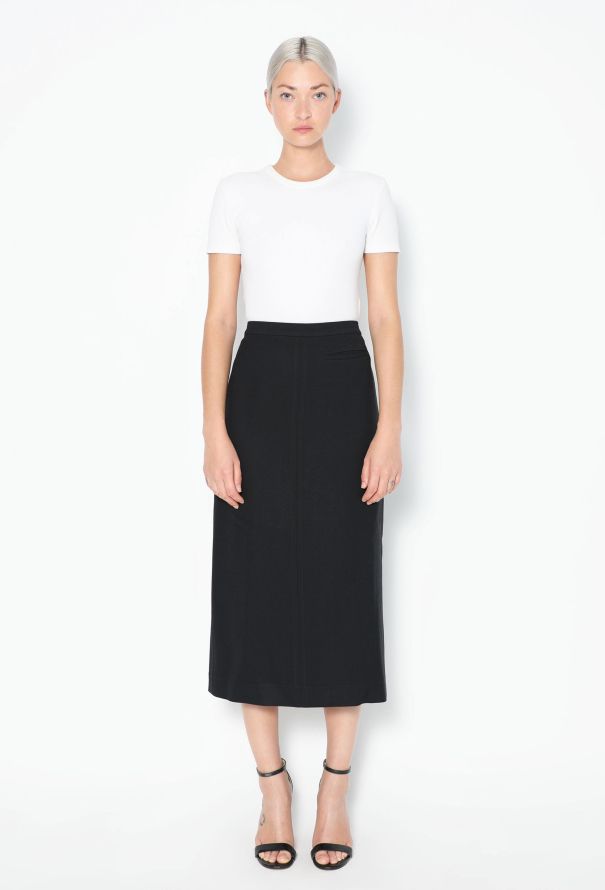 The Row 2020 Pol Crêpe Midi Skirt - 1