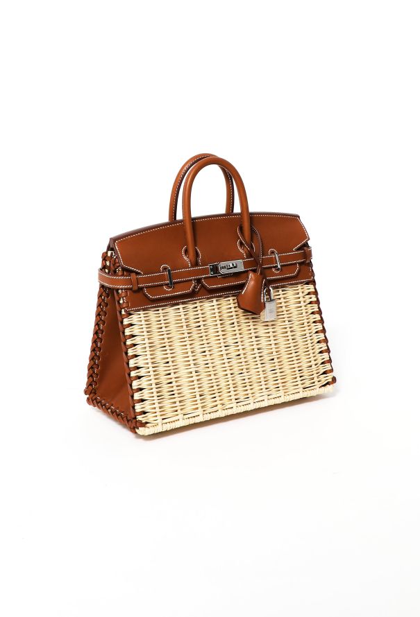 Hermès 2023 Collector Barenia & Osier Picnic Birkin 25 - 5