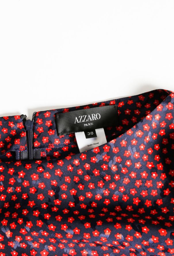 Azzaro Floral 'Jillian' Silk Dress - 4
