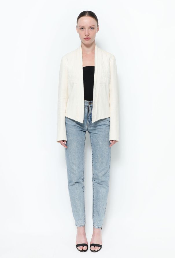 Céline 2011 Linen Kimono Jacket - 2