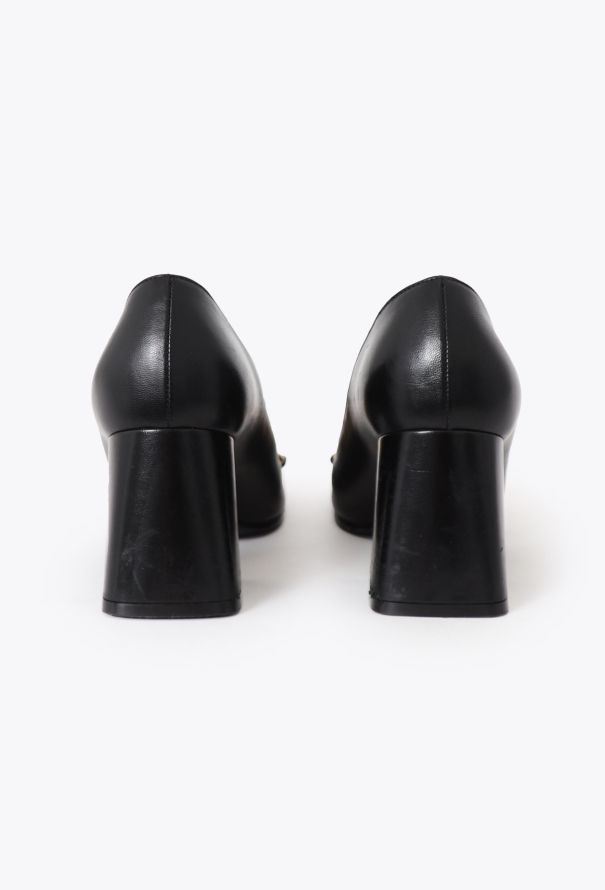 Gucci Resort 2021 Leather Horsebit Heels - 5