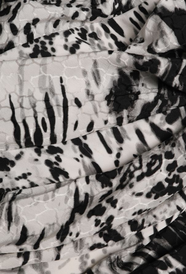 Balenciaga F/W 2009 Bicolor Silk Dress - 9