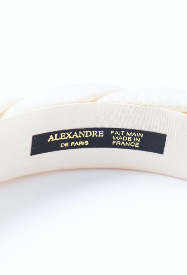 Alexandre de Paris Braided Silk Headband - 5